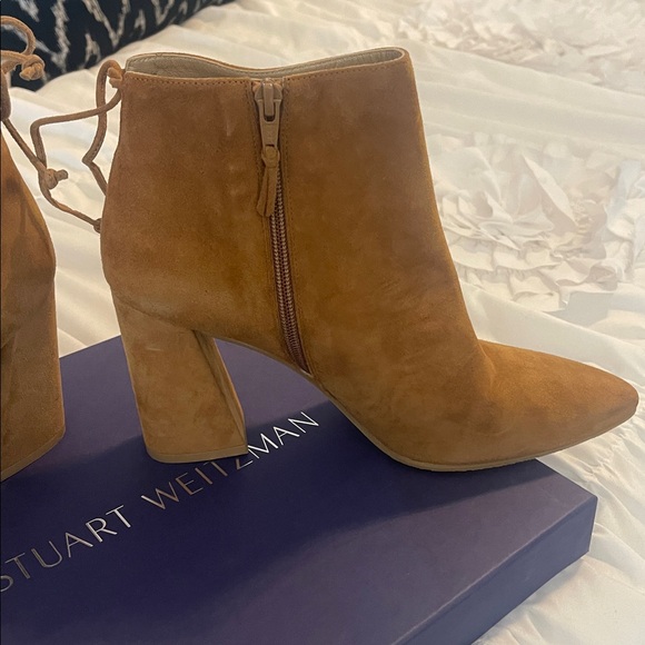 Stuart Weitzman Suede Booties - Picture 3 of 9